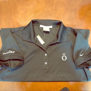 Nike Polo with Pandora logo embroidery!!